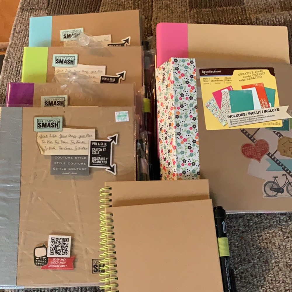 8 New K&Company SMASH ScrapBooks